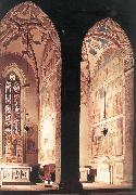 GIOTTO di Bondone View of the Peruzzi and Bardi Chapels fh Sweden oil painting artist